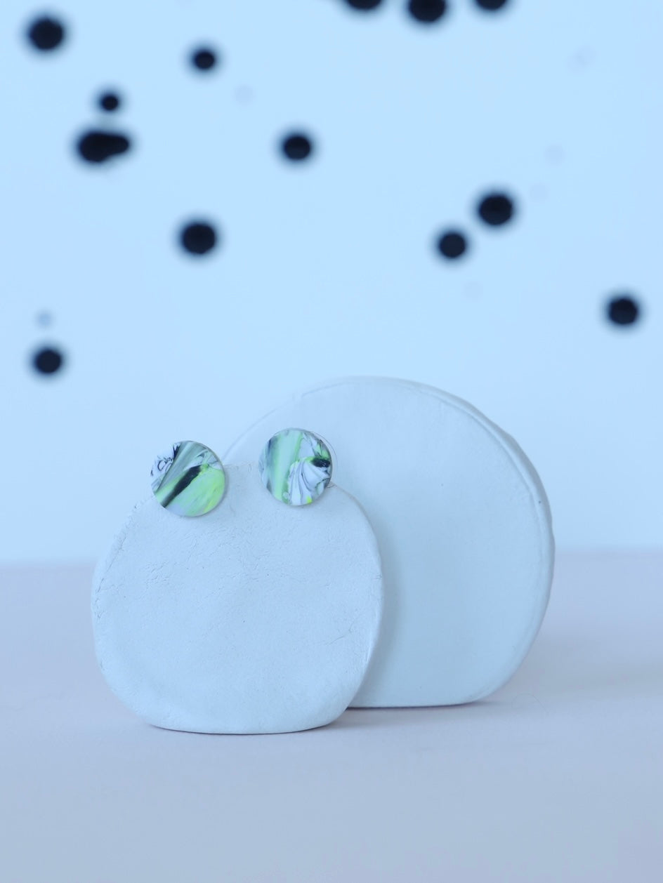 Abstract print studs