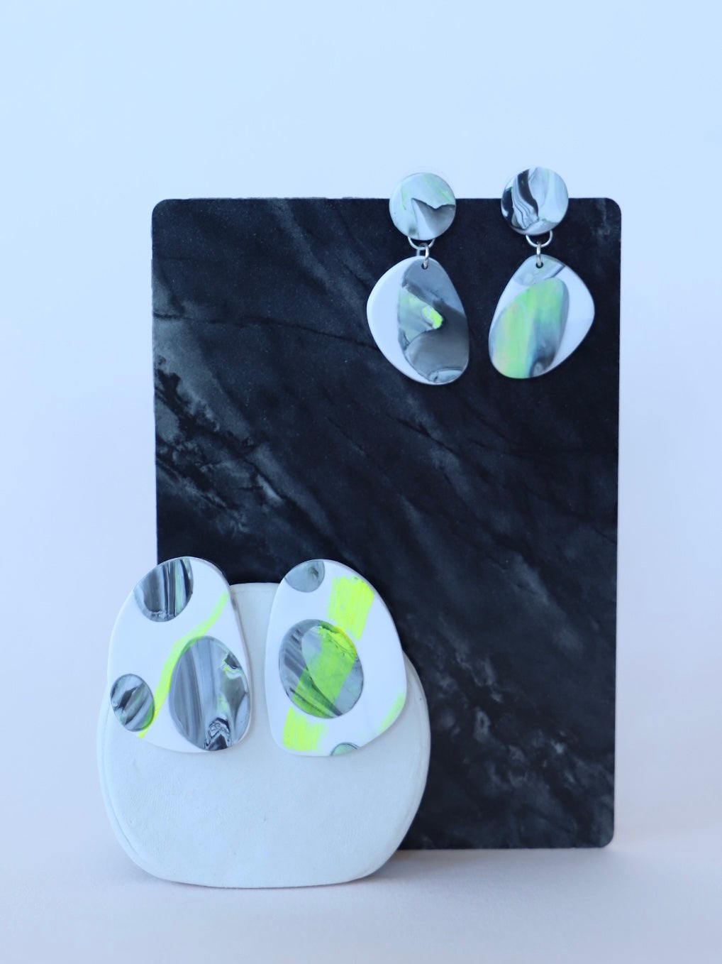 Small abstract geometric earrings